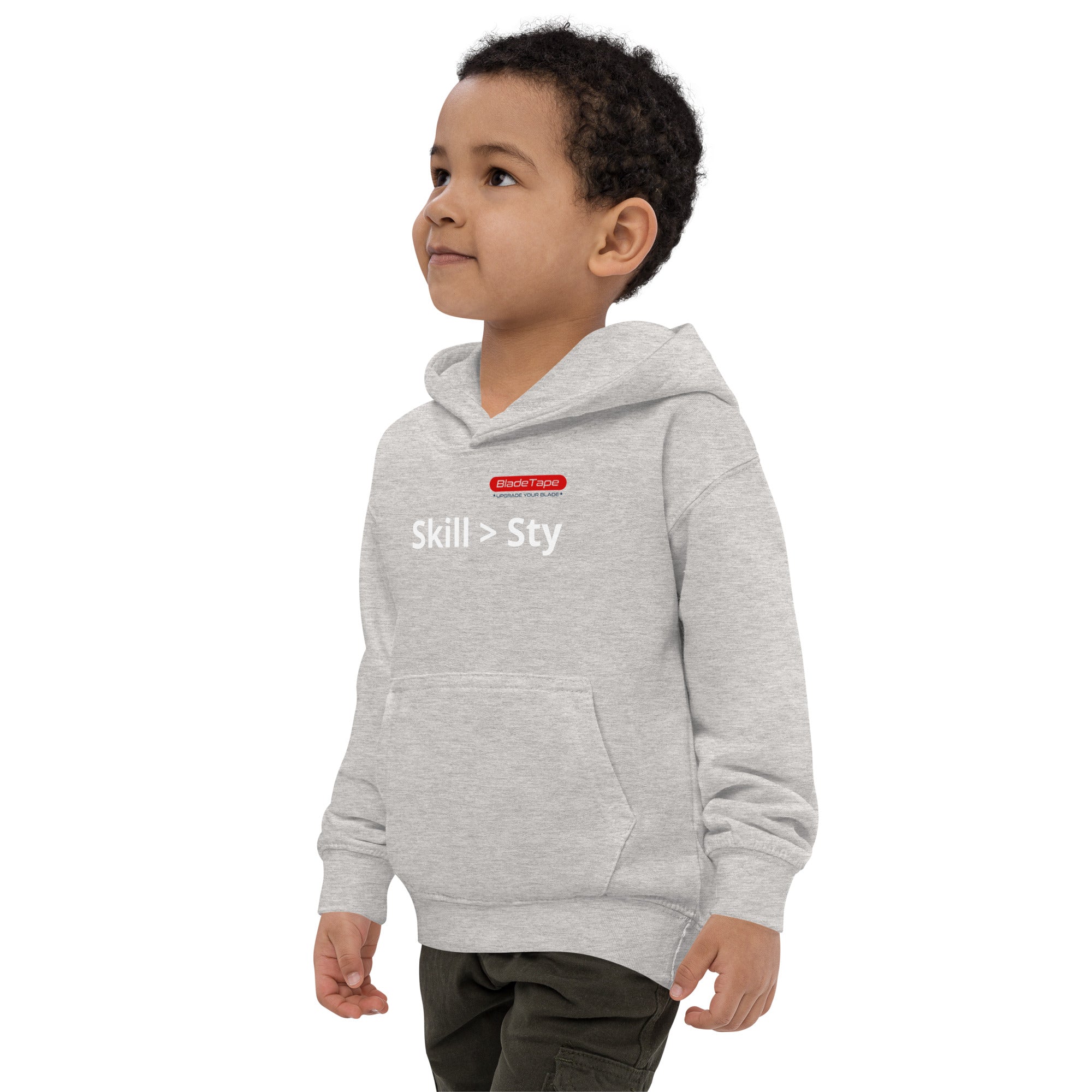 Skill Over Style Kids Hoodie BladeTape